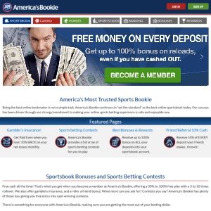 America’s Bookie Sportsbook Review