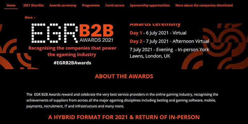 EGR B2B Awards 2021