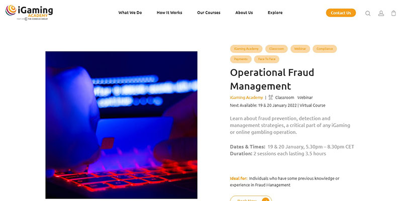 iGaming Academy: Operational Fraud Management