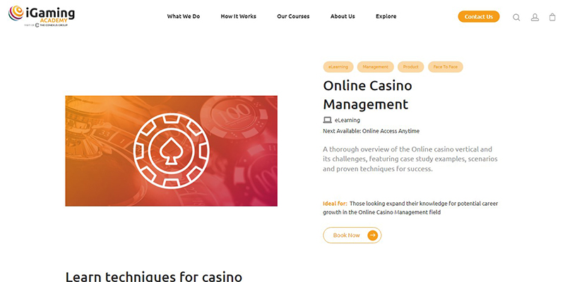 iGaming Academy: Online Casino Management
