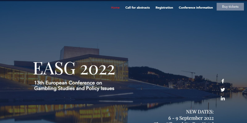 13th European Conference on Gambling Studies and Policy Issues
