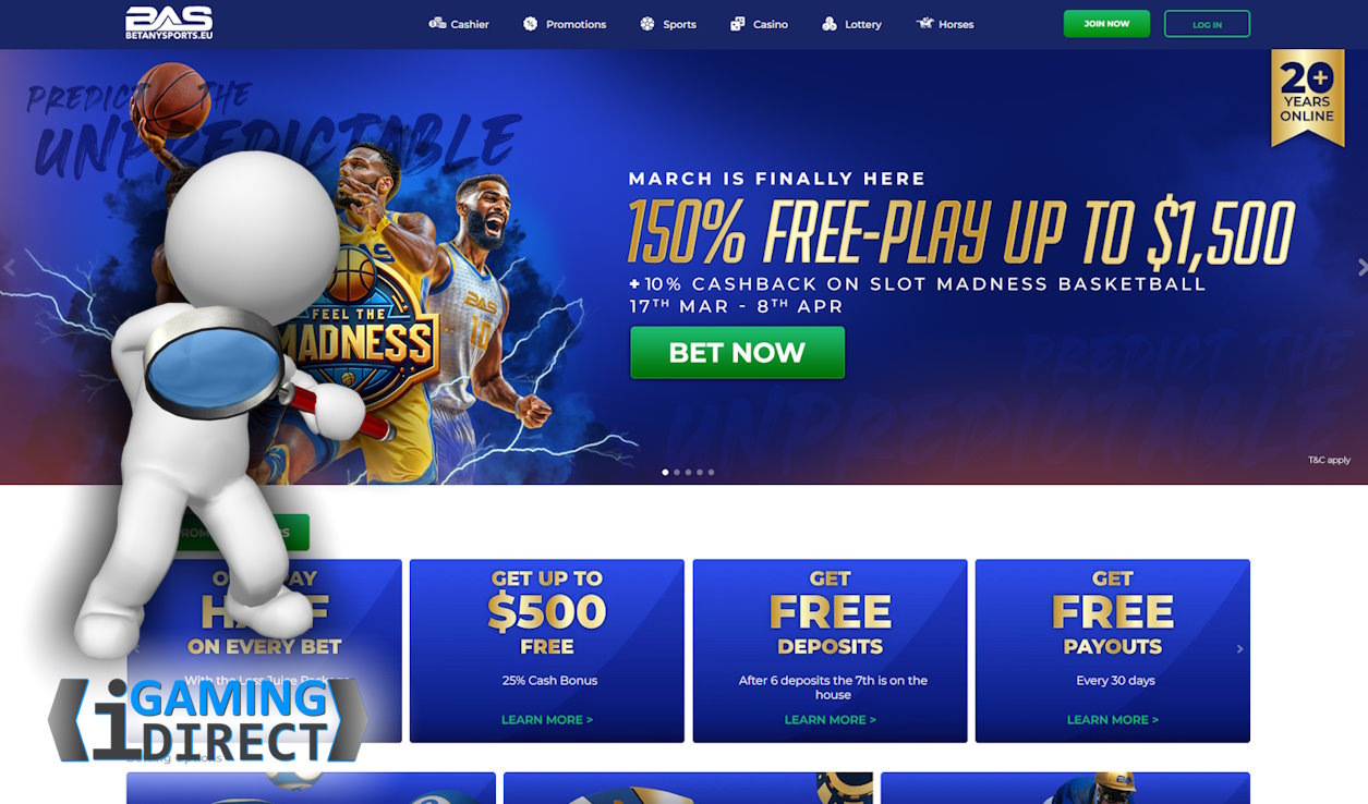 BetAnySports.eu Sportsbook Review