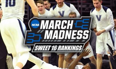 2018 March Madness Sweet 16 Rankings