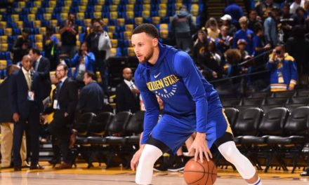 Stephen Curry is back on the court tonight