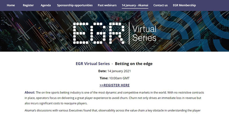 EGR Virtual Series: Betting on the Edge