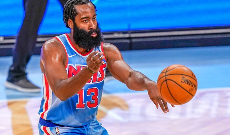 Harden Debuts with Nets with Triple Double