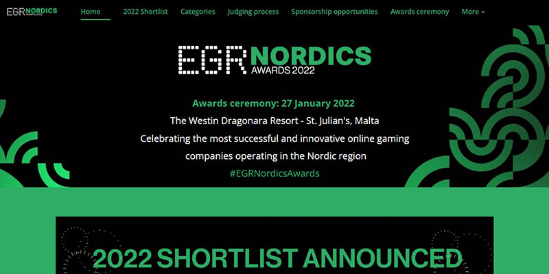 EGR Nordics Awards 2022