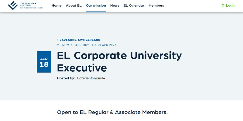 EL Corporate University Executive 2023