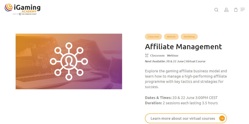 iGaming Academy: Affiliate Management