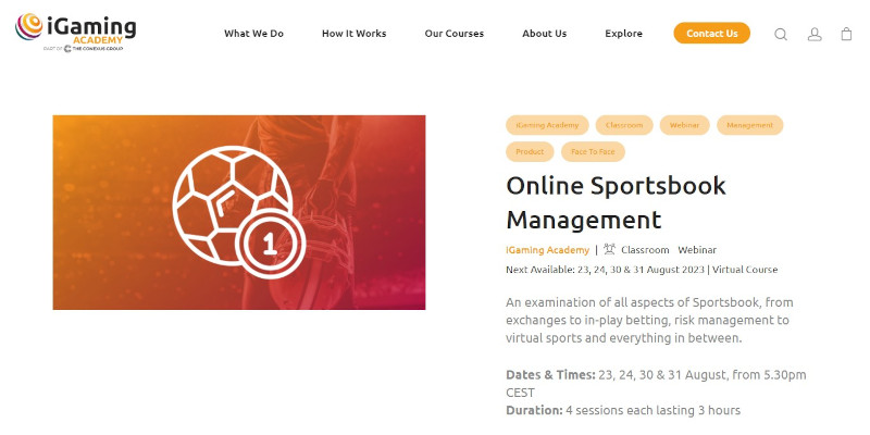 iGaming Academy: Online Sportsbook Management
